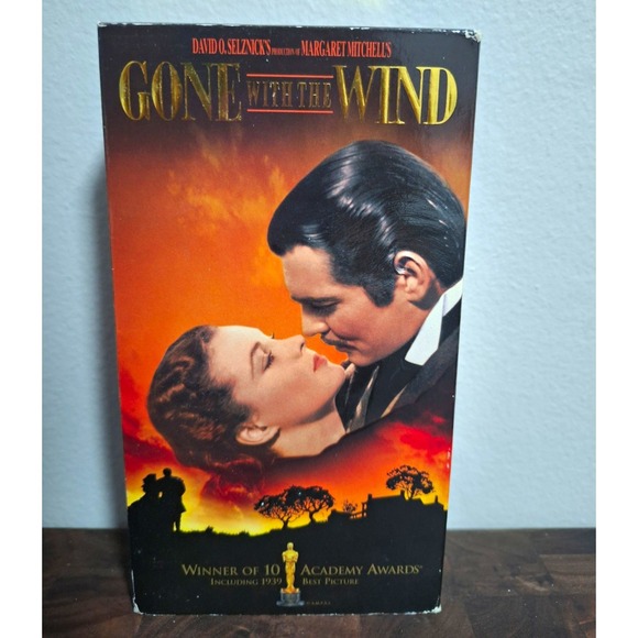 Other - Gone With The Wind VHS 1999 Remastered 2 Tape Box Set Vivien Leigh Clark Gable